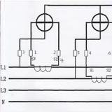 三相四線(xiàn)電表怎么接電流互感器
